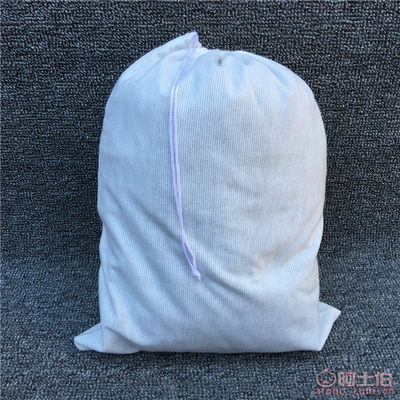 【高档服装棉布袋定做礼品鞋束口袋现货外贸白色背包袋子订制批发350*250(mm*mm)】深圳市龙岗区华彩翔包装制品厂 - 产品库