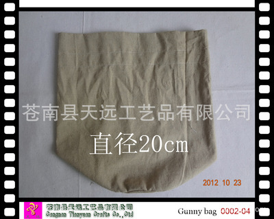 【厂家专业低价定做生产厚度为6-7oz的通用麻布袋 束口袋】价格,厂家,图片,麻袋,苍南县天远工艺品-