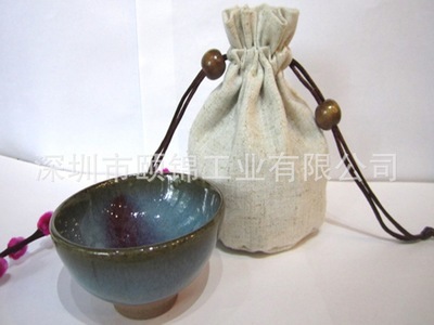 【双拉束口袋茶具包装麻布袋子 茶叶包装袋子 定做茶叶包装袋子】价格,厂家,图片,麻袋,深圳市颐锦工业-