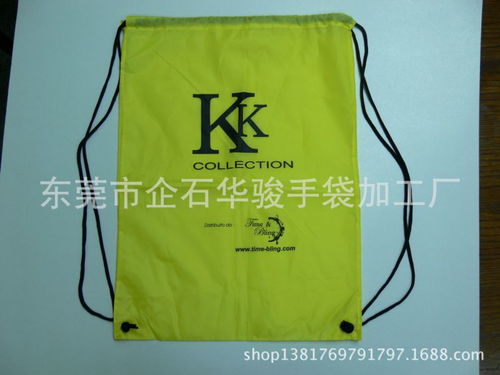 东莞专业手袋厂供应束口袋 外贸加工批发拉绳索口袋 无纺布袋