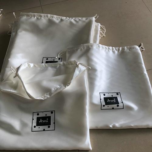 定制加厚防尘袋 丝绸缎拉绳束口袋，专属印刷logo，守护鞋包清洁